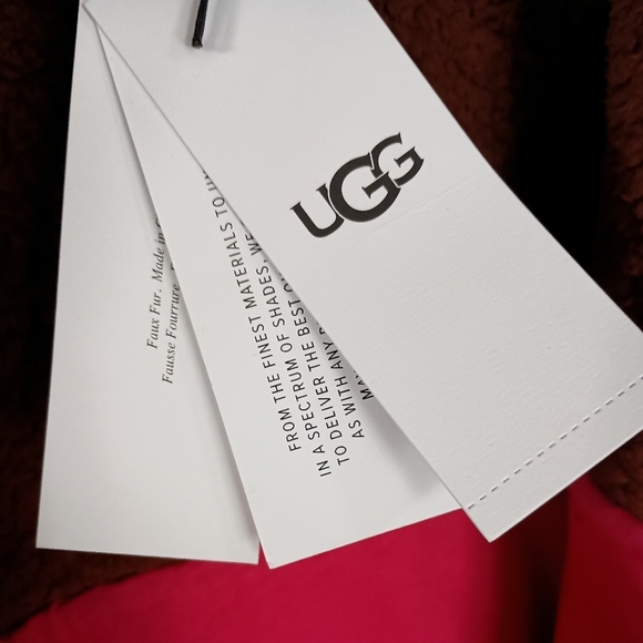 NWT UGG Marlene II Zip Front Fleece Jacket Size Large Retail $138 - Picture 9 of 14